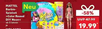 Kaufland Mattel barbie-spielset „color reveal diy neon“ Angebot