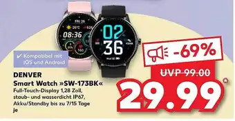 Kaufland Denver smart watch „sw-173bk“ Angebot