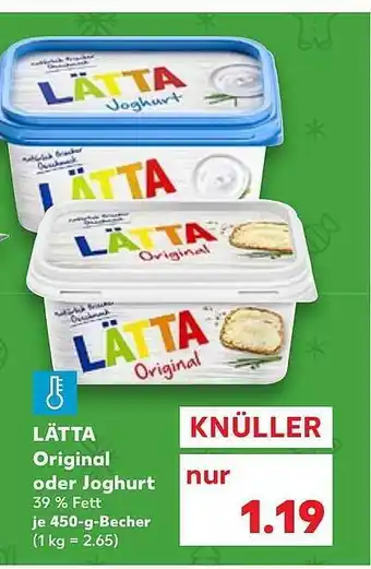 Kaufland Lätta original oder joghurt Angebot