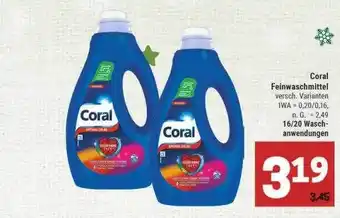 Marktkauf Coral feinwaschmittel Angebot