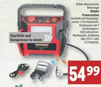 Marktkauf Brüder mannesmann werkzeuge mobile powerstation Angebot