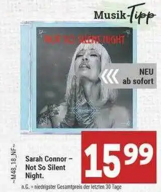 Marktkauf Sarah connor - not so silent night Angebot