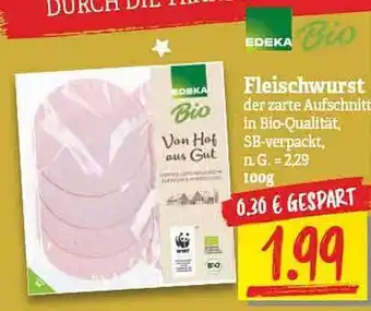 NP Discount Fleischwurst edeka bio Angebot