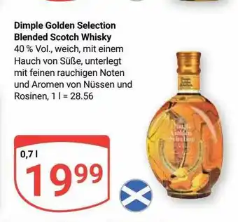 Globus Dimple golden selection blended scotch whisky Angebot