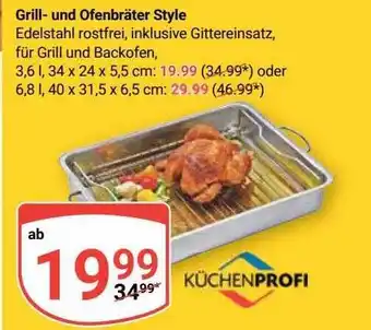 Globus Grill- und ofenbräter style küchenprofi Angebot