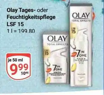 Globus Olay tages- oder feuchtigkeitspflege lsf 15 Angebot