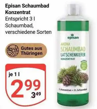 Globus Episan schaumbad konzentrat Angebot