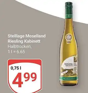 Globus Steillage moselland riesling kabinett Angebot