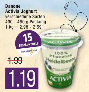 Marktkauf Danone Activia Joghurt 400-460g Packung Angebot