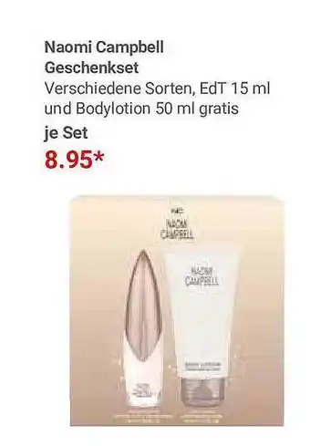 Globus Naomi campbell geschenkset Angebot