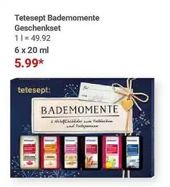 Globus Tetesept bademomente geschenkset Angebot