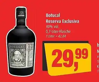 Markant Botucal reserva exclusiva Angebot