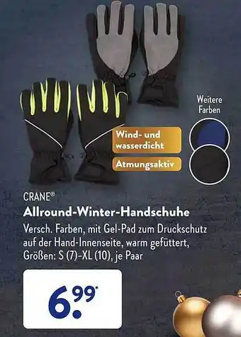 Aldi Süd Crane allround-winter-handschuhe Angebot