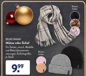 Aldi Süd Bruno banani mütze oder schal Angebot