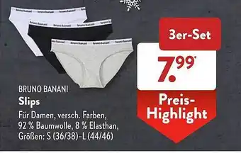 Aldi Süd Bruno banani slips Angebot