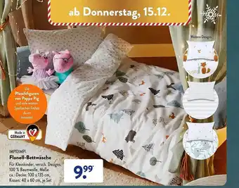 Aldi Süd Impidimpi flanell-bettwäsche Angebot