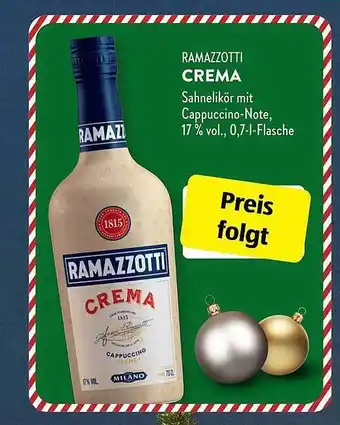 Aldi Süd Ramazzotti crema Angebot