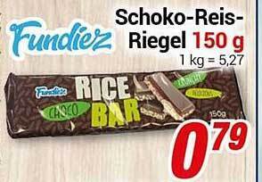 CENTERSHOP Fundiez schoko-reis-riegel Angebot