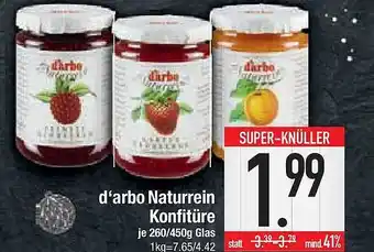 E-Center D'arbo naturrein konfitüre Angebot