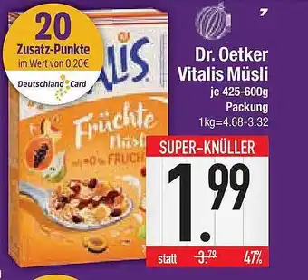 E-Center Dr oetker vitalis müsli Angebot