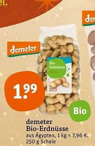 tegut Demeter bio-erdnüsse Angebot