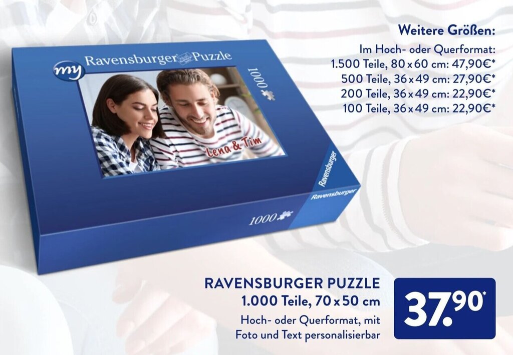Ravensburger Puzzle 1000 Teile Angebot bei Aldi Süd
