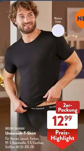 Aldi Süd Bruno Banani Unterzieh T-Shirt Angebot