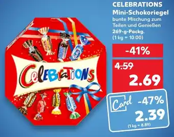 Kaufland Celebrations Mini Schokoriegel 269 g Packg. Angebot