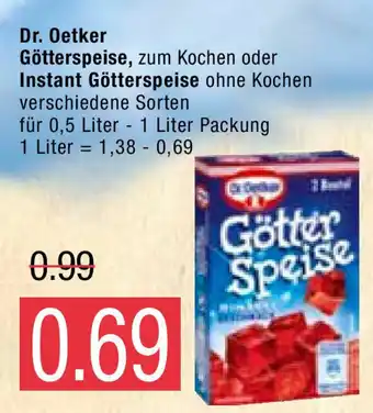 Marktkauf Dr. Oetker Götterspeise , zum Kochen oder Instant Götterspeise 0,5 - 1L Angebot