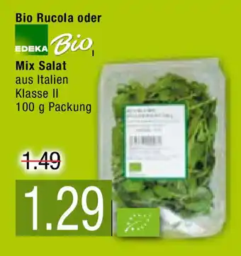 Marktkauf Edeka Bio Rucola oder Mix Salat 100g Angebot