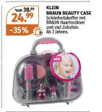 Müller Klein Braun Beauty Case Angebot