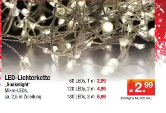 Zimmermann Led-lichterkette „snakelight“ Angebot