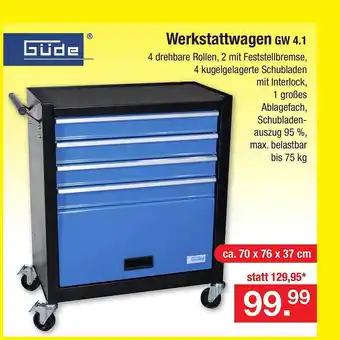 Zimmermann Güde werkstattwagen gw 4.1 Angebot