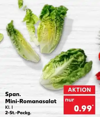 Kaufland Span. Mini-Romanasalat 2 St. Packg. Angebot