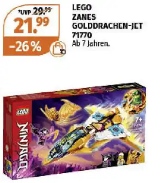Müller LEGO NINJAGO Zanes Golddrachen-Jet 71770 Angebot