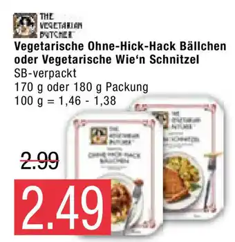 Marktkauf Vegetarische Ohne Hick Hack Bällchen oder Vegetarische Wie'n Schnitzel 170g oder 180g Angebot