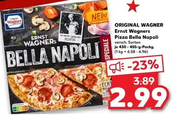 Kaufland Original Wagner Ernst Wagners Pizza Bella Napoli je 430 - 455-g-Packg. Angebot