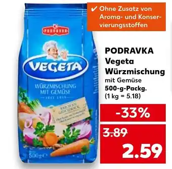 Kaufland Podravka Vegeta Würzmischung 500-g-Packg. Angebot