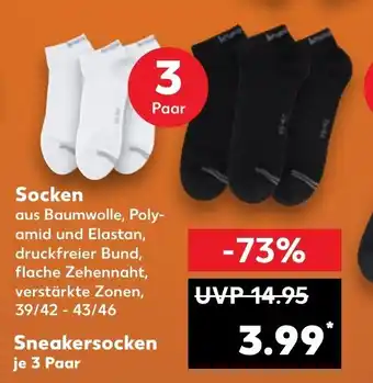 Kaufland bruno banani Socken 39/42 - 43/46 oder Sneakersocken je 3 Paar Angebot