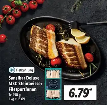 Lidl Sansibar Deluxe MSC Steinbeisser Filetportionen 450 g Angebot