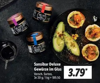 Lidl Sansibar Deluxe Gewürze im Glas 20 g Angebot