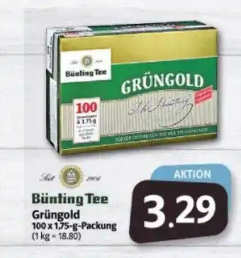 Markant Markt Bünting tee grüngold Angebot