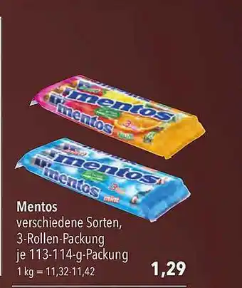 CITTI Markt Mentos Angebot