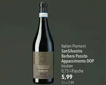 CITTI Markt San silvestro barbera passito appassimento dop Angebot