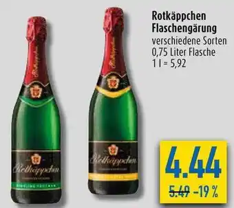 diska Rotkäppchen flaschengärung Angebot