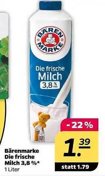 NETTO Bärenmarke die frische milch 3,8% Angebot