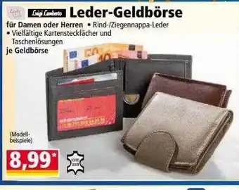 Norma Leder-geldbörse luigi lamberto Angebot