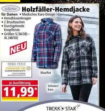 Norma Ellenor holzfäller-hemdjacke Angebot