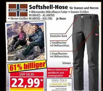 Norma Softshell-hose Angebot