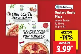 Lidl Gustavo Gusto Pizza 460 g Angebot